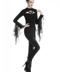 Dark In Love Gothic Mystica Lace Leggings