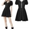 Dark In Love Gothic Laureen Lacey Mini Dress
