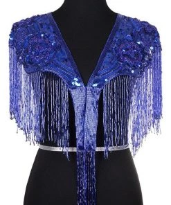 Apple Accessories Beaded Beauty Fringe Shawl Gothic