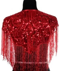 Apple Accessories Beaded Beauty Fringe Shawl Gothic