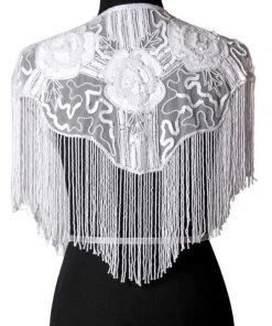 Apple Accessories Beaded Beauty Fringe Shawl Gothic