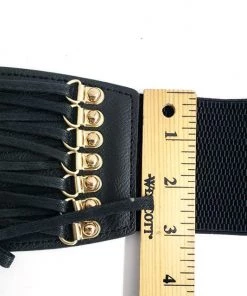 Not Specified Wide Eyelet Corset Belt Gothic