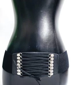 Not Specified Wide Eyelet Corset Belt Gothic
