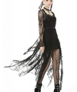 Dark In Love Gothic Obsidian Moon Fall Robe