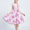 Miss Lulo Katie Watercolor Dress Pinup