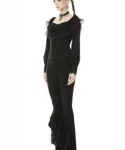 Dark In Love Nightshadow Flare Leggings Gothic