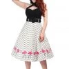 Collectif Fancy Flamingo Swing Skirt