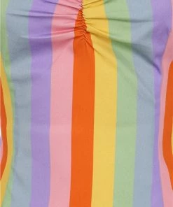 Collectif Pinup Mimi Top In Pastel Rainbow Stripes 6 Collectif Pinup Mimi Top In Pastel Rainbow Stripes