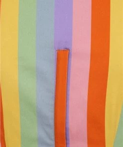 Collectif Pinup Mimi Top In Pastel Rainbow Stripes 7 Collectif Pinup Mimi Top In Pastel Rainbow Stripes