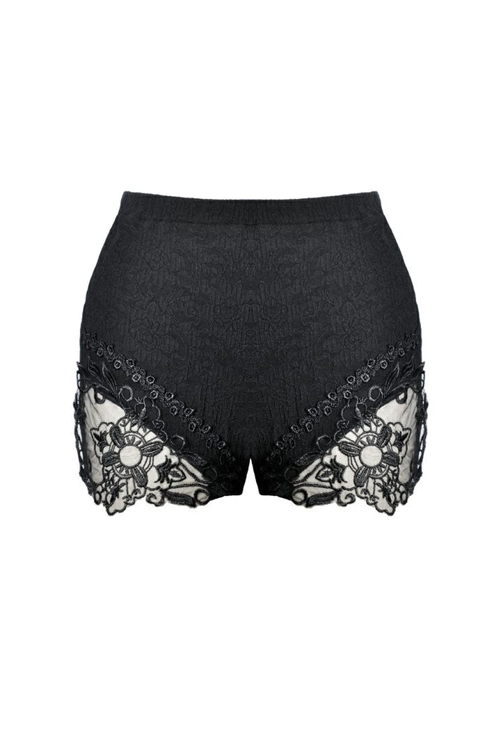 Dark In Love Gothic Touch Of Lace Shorts 1 Dark In Love Gothic Touch Of Lace Shorts