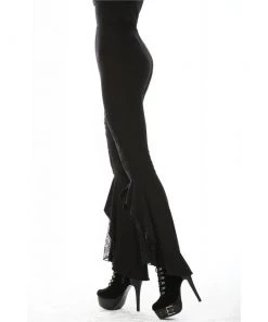 Dark In Love Nightshadow Flare Leggings Gothic