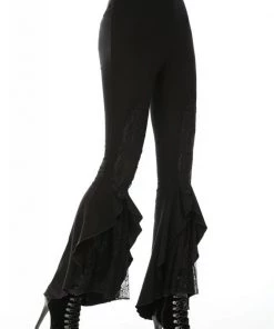 Dark In Love Nightshadow Flare Leggings Gothic