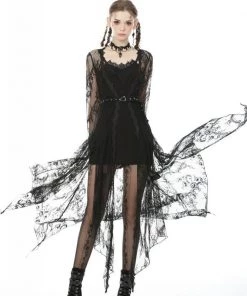 Dark In Love Gothic Obsidian Moon Fall Robe