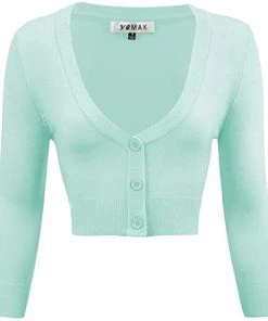 MAK Pinup Marianne's Bolero Cardigan In Blues