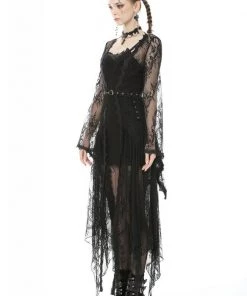Dark In Love Gothic Obsidian Moon Fall Robe
