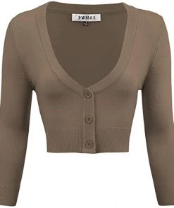 MAK Marianne's Bolero Cardigan In Neutrals Pinup