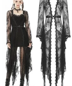Dark In Love Gothic Obsidian Moon Fall Robe
