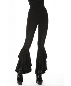 Dark In Love Nightshadow Flare Leggings Gothic