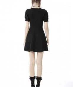 Dark In Love Gothic Laureen Lacey Mini Dress