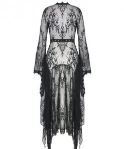 Dark In Love Gothic Obsidian Moon Fall Robe