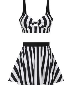 Collectif Beetle Stripe Knot Bikini Top 10 Collectif Beetle Stripe Knot Bikini Top