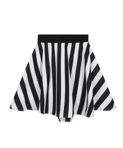 Collectif Beetle Stripe Skater Bikini Skirt Gothic
