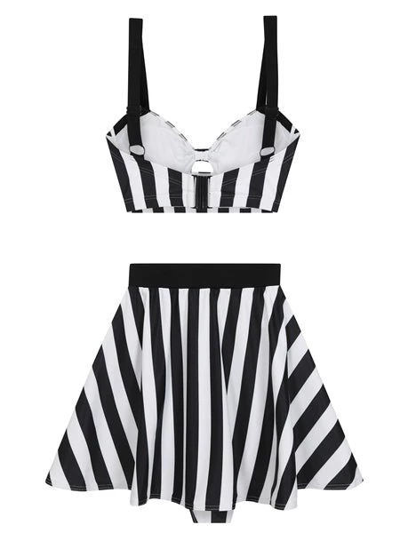 Collectif Beetle Stripe Knot Bikini Top 6 Collectif Beetle Stripe Knot Bikini Top