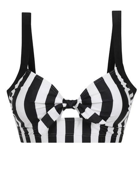 Collectif Beetle Stripe Knot Bikini Top 3 Collectif Beetle Stripe Knot Bikini Top