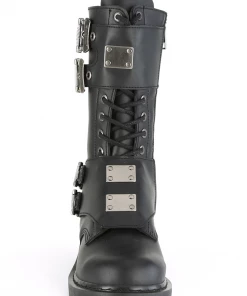 Demonia Gothic Buckle Up Combat Boots