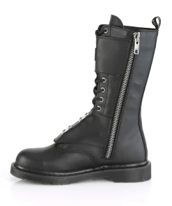 Demonia Gothic Buckle Up Combat Boots