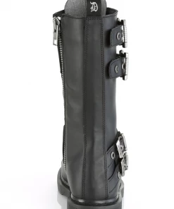 Demonia Gothic Buckle Up Combat Boots