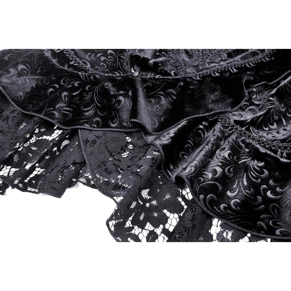 Dark In Love Gothic Miss Ernestine Fishtail Skirt 9 Dark In Love Gothic Miss Ernestine Fishtail Skirt