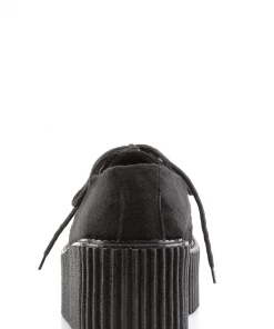 Demonia Creeper 202 In Black Fur Gothic