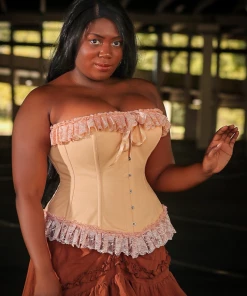 Subculture Corsets & Clothing Romantic Rendition Longline Cotton Overbust