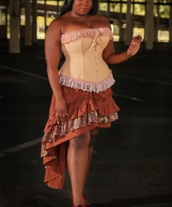 Subculture Corsets & Clothing Romantic Rendition Longline Cotton Overbust