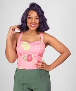 Collectif Mahina Grapefruit Top