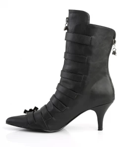 Demonia Nocturne Bats Heel Booties Gothic 7 Demonia Nocturne Bats Heel Booties Gothic