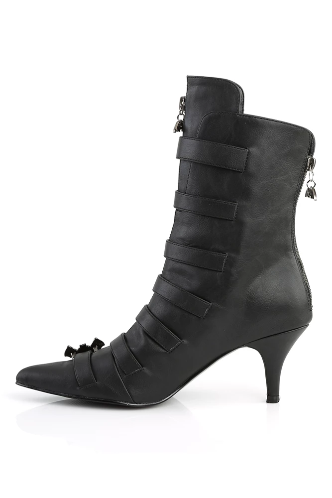 Demonia Nocturne Bats Heel Booties Gothic 3 Demonia Nocturne Bats Heel Booties Gothic