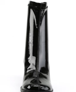 Funtasma Gogo 150 Ankle Boot In Patent Black