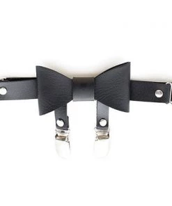 Not Specified Double Strap Bowtie Thigh Garter
