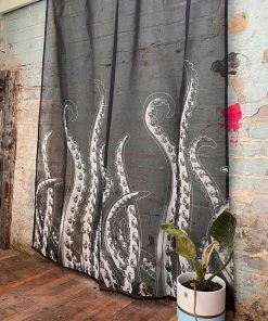 Sourpuss Tentacles Window Curtains Home Decor