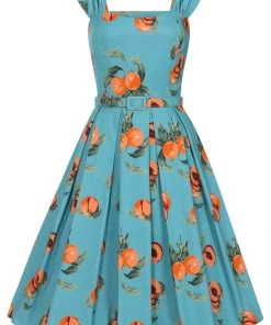 Collectif Pinup Jamie Vintage Peaches Swing Dress