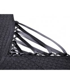 Dark In Love Gothic Laureen Lacey Mini Dress