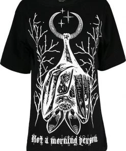 Restyle Gothic Not A Morning Person Oversized T-Shirt