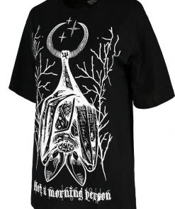 Restyle Gothic Not A Morning Person Oversized T-Shirt