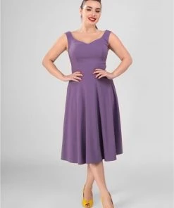 Collectif Prunella Plain Swing Dress 13 Collectif Prunella Plain Swing Dress