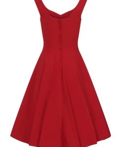 Collectif Prunella Plain Swing Dress 12 Collectif Prunella Plain Swing Dress