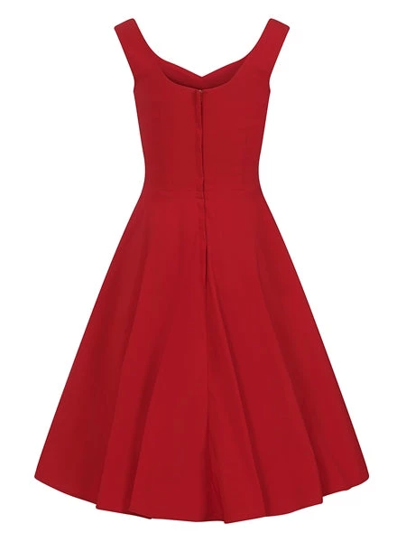 Collectif Prunella Plain Swing Dress 5 Collectif Prunella Plain Swing Dress