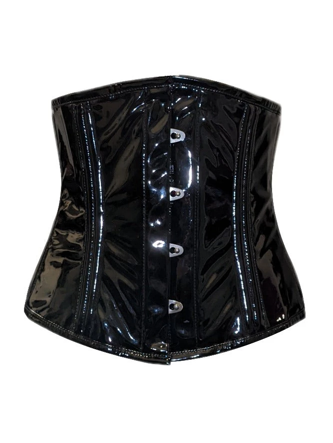 The Corset Company Corsets Petite Double Boned Corset In Patent 1 The Corset Company Corsets Petite Double Boned Corset In Patent