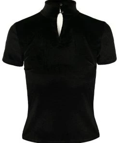 Restyle Serpent Twins Velvet Top Gothic